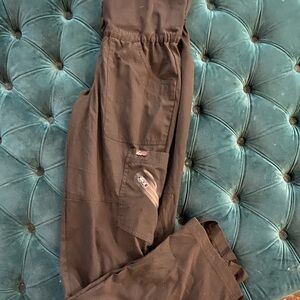 Grey koi lite scrub pants